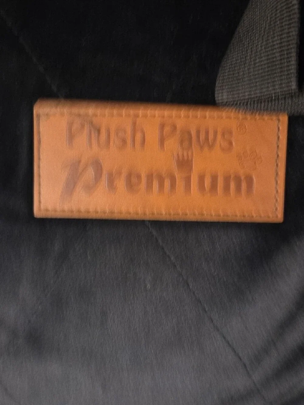 Plush Paws Premium Advanced Custom Seat Cover - Black & Grey